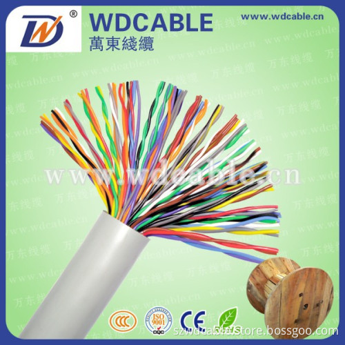Shenzhen Factory High Quality 25 Pair UTP/FTP Cat 6 Communication Telephone Cable
